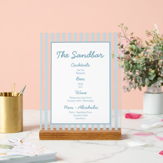 Activiteiten in de omgeving van White and Blue Str Acryl Bord (Huwelijk)