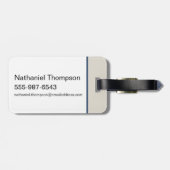 Activiteiten in de omgeving van White Lotus Swim C Bagagelabel (Achterkant horizontaal)