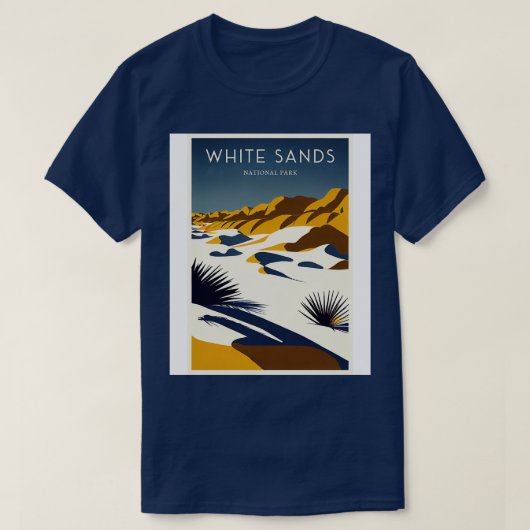 Activiteiten in de omgeving van White Sands Nation T-shirt (Design voorkant)