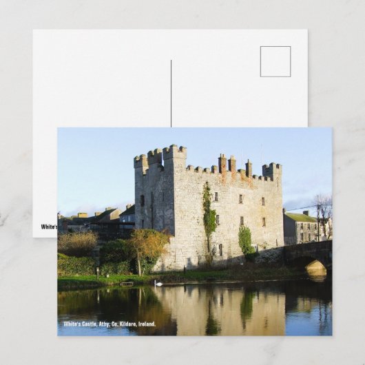 Activiteiten in de omgeving van White's Castle Ath Briefkaart (Voorkant / Achterkant)