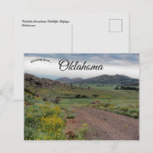 Activiteiten in de omgeving van Wichita Mountains  Briefkaart (Voorkant / Achterkant)