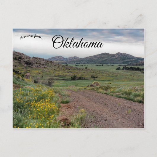 Activiteiten in de omgeving van Wichita Mountains  Briefkaart (Voorkant)