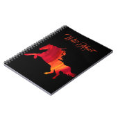 Activiteiten in de omgeving van Wild Heart Red Hor Notitieboek (Linkerzijde)