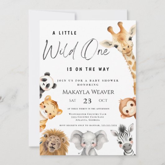 Activiteiten in de omgeving van Wild One Safari An Kaart (Voorkant)