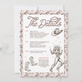 Activiteiten in de omgeving van Wild West Bachelor Kaart (Achterkant)