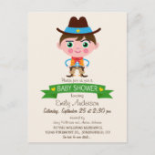 Activiteiten in de omgeving van Wild West Cowboy T Uitnodiging Briefkaart (Voorkant)