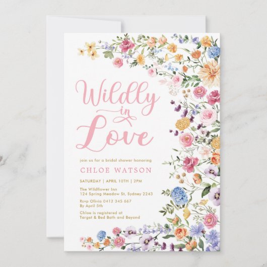 Activiteiten in de omgeving van Wildflower Garden Kaart (Voorkant)