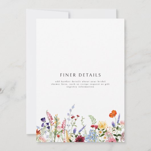 Activiteiten in de omgeving van Wildflower Vrijgez Kaart (Achterkant)