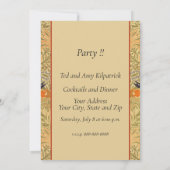 Activiteiten in de omgeving van William Morris Pea Kaart (Achterkant)