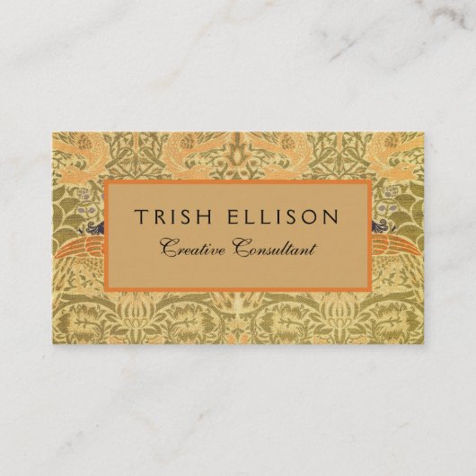 Activiteiten in de omgeving van William Morris Pea Visitekaartje (Voorkant)