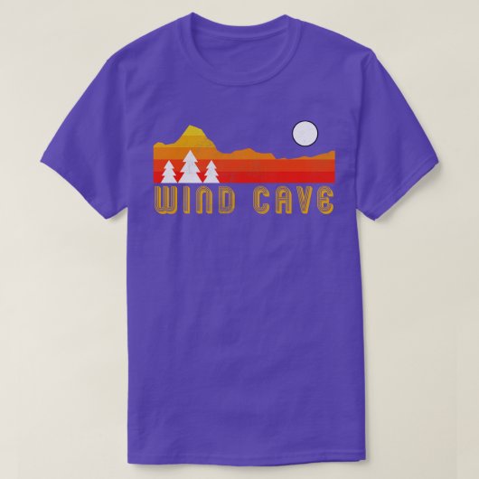 Activiteiten in de omgeving van Wind Cave National T-shirt (Design voorkant)