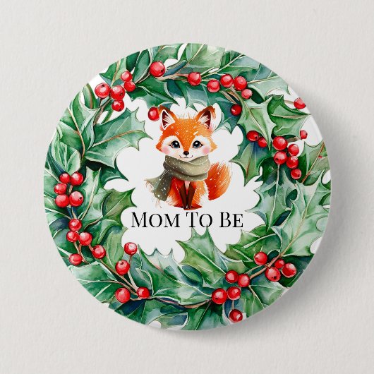 Activiteiten in de omgeving van Winter Red Fox Gre Ronde Button 7,6 Cm (Voorkant)