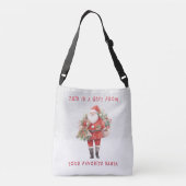 Activiteiten in de omgeving van Winter Snowy House Crossbody Tas (Achterkant)