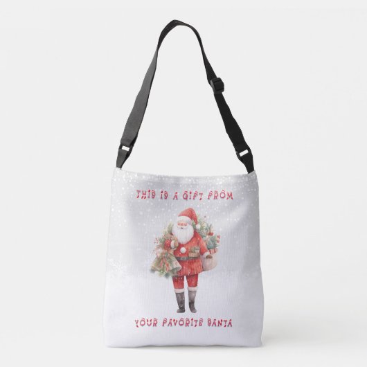 Activiteiten in de omgeving van Winter Snowy House Crossbody Tas (Achterkant)