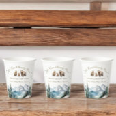 Activiteiten in de omgeving van Winter Snowy Mount Papieren Bekers