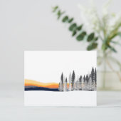 Activiteiten in de omgeving van Winter Sunset Fore Briefkaart (Staand voorkant)