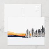 Activiteiten in de omgeving van Winter Sunset Fore Briefkaart (Voorkant / Achterkant)