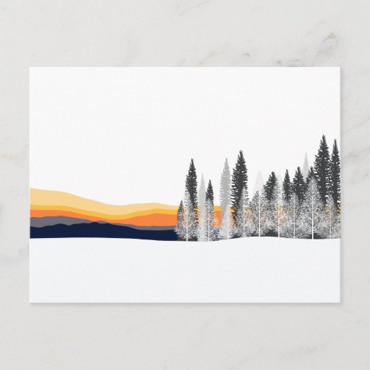 Activiteiten in de omgeving van Winter Sunset Fore Briefkaart (Voorkant)