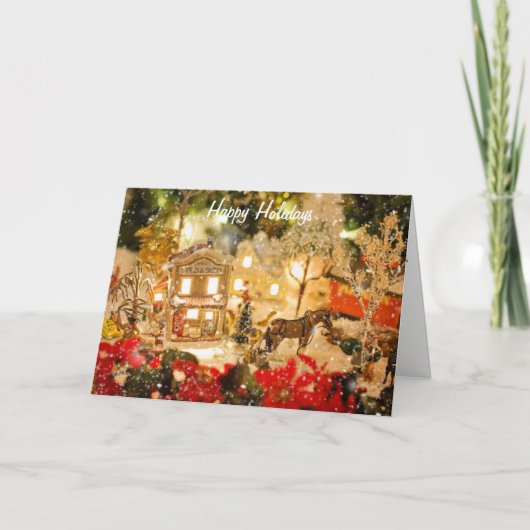 Activiteiten in de omgeving van Winter Wonderland  Feestdagen Kaart (Voorkant)