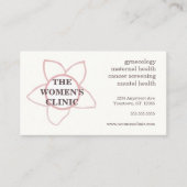 Activiteiten in de omgeving van Women's Health Cli Visitekaartje (Voorkant)