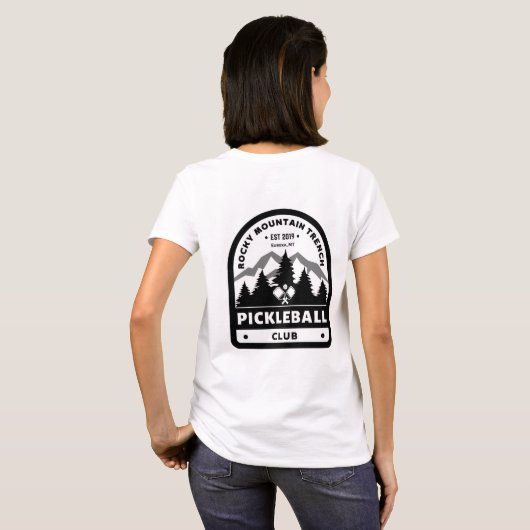 Activiteiten in de omgeving van Womens Rocky Mount T-shirt (Achterkant volledig)