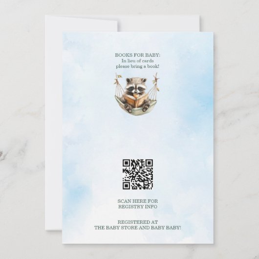 Activiteiten in de omgeving van Woodland Animal Ba Kaart (Achterkant)