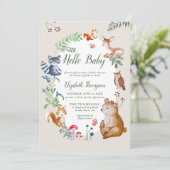 Activiteiten in de omgeving van Woodland Animals E Kaart (Staand voorkant)