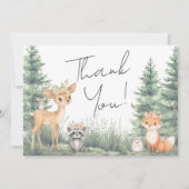 Activiteiten in de omgeving van Woodland Forest An Bedankkaart (Voorkant)