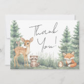 Activiteiten in de omgeving van Woodland Forest An Bedankkaart (Voorkant)