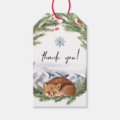 Activiteiten in de omgeving van Woodland Fox Winte Cadeaulabel (Voorkant)