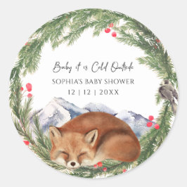Activiteiten in de omgeving van Woodland Fox Winte Ronde Sticker