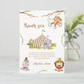 Activiteiten in de omgeving van Woodland Safari An Bedankkaart (Staand voorkant)