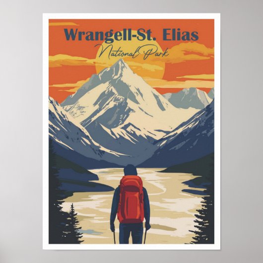 Activiteiten in de omgeving van Wrangell St Elias Poster (Voorkant)