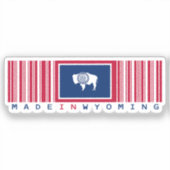 Activiteiten in de omgeving van Wyoming Barcode Fl Sticker (Voorkant)