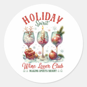 Activiteiten in de omgeving van Xmas Gift Wine Lov Ronde Sticker