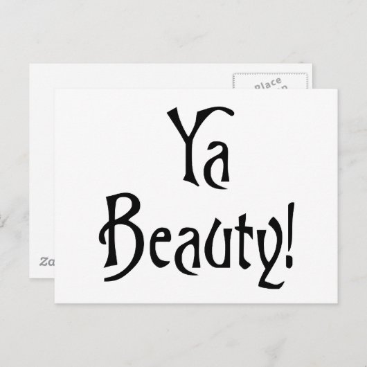 Activiteiten in de omgeving van Ya Beauty Funny Sc Briefkaart (Voorkant / Achterkant)