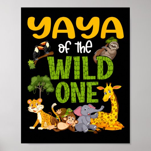 Activiteiten in de omgeving van Yaya of the Wild O Poster (Voorkant)