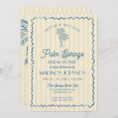 Activiteiten in de omgeving van Yellow Palm Spring Kaart (Voorkant / Achterkant)