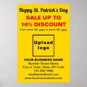 Activiteiten in de omgeving van Yellow St. Patrick Poster (Voorkant)