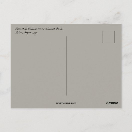 Activiteiten in de omgeving van Yellowstone Natal  Briefkaart (Achterkant)