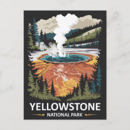 Activiteiten in de omgeving van Yellowstone Nation Briefkaart