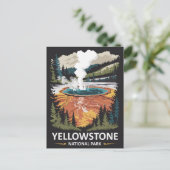 Activiteiten in de omgeving van Yellowstone Nation Briefkaart (Staand voorkant)
