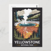 Activiteiten in de omgeving van Yellowstone Nation Briefkaart (Voorkant / Achterkant)