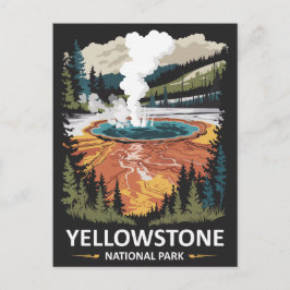 Activiteiten in de omgeving van Yellowstone Nation Briefkaart