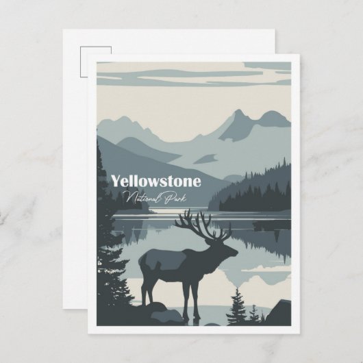 Activiteiten in de omgeving van Yellowstone Nation Briefkaart (Voorkant / Achterkant)