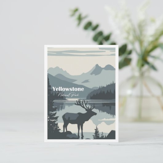 Activiteiten in de omgeving van Yellowstone Nation Briefkaart (Staand voorkant)