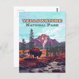 Activiteiten in de omgeving van Yellowstone Nation Briefkaart
