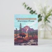 Activiteiten in de omgeving van Yellowstone Nation Briefkaart (Staand voorkant)