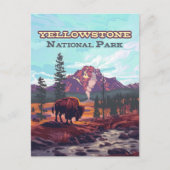 Activiteiten in de omgeving van Yellowstone Nation Briefkaart (Voorkant)