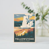 Activiteiten in de omgeving van Yellowstone Nation Briefkaart (Staand voorkant)